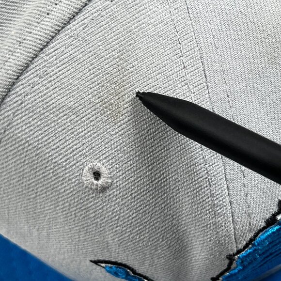 New Era Detroit Lions 59Fifty Fitted Hat Sz 7 Gray Blue Cap NFL Football Men - Picture 3 of 13